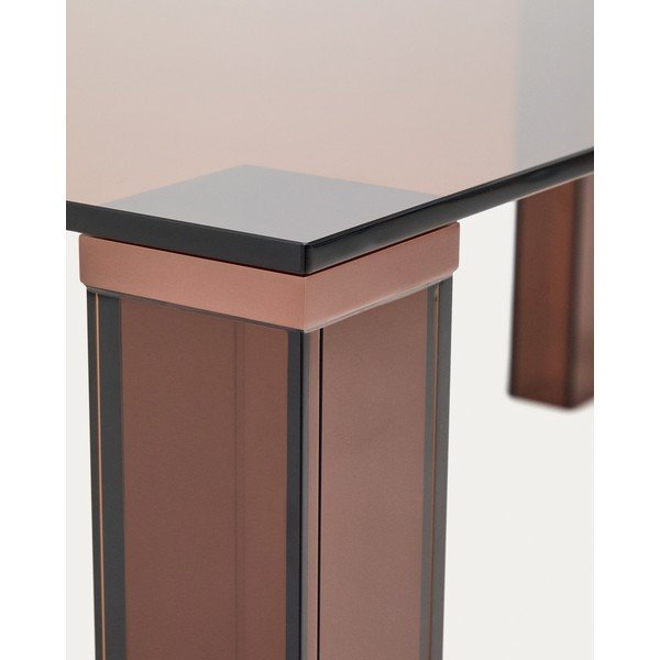 Stikla ēdamgalds 100x200 cm Adularia – Kave Home-image-4