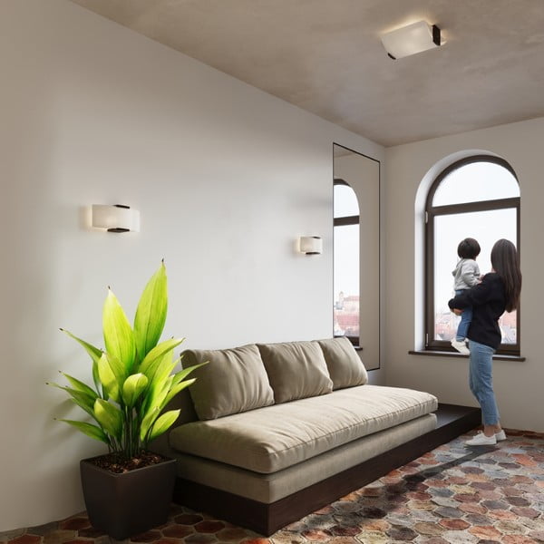 Balta sienas lampa Eva – Sollux-image-3