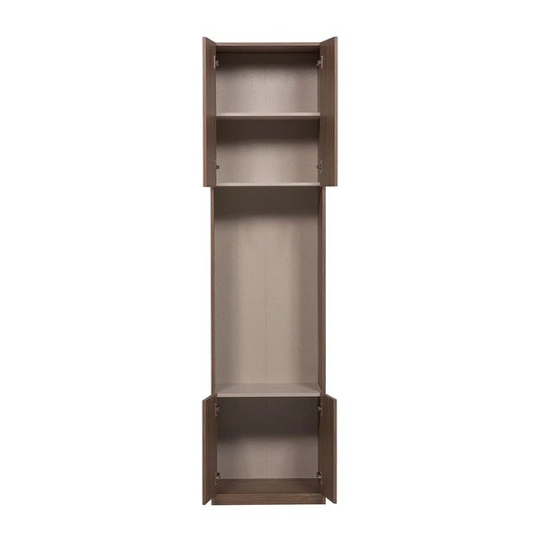 Tumša dabīga toņa modulārais skapis 54x215 cm Build – WOOOD-image-3