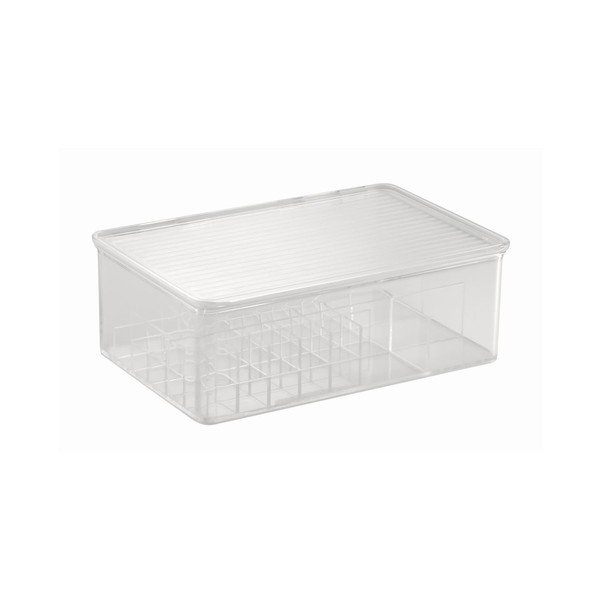 Lūpu krāsu un kosmētikas kastīte InterDesign Clarity, 27,5 x 18,5 x 9,5 cm-image-1