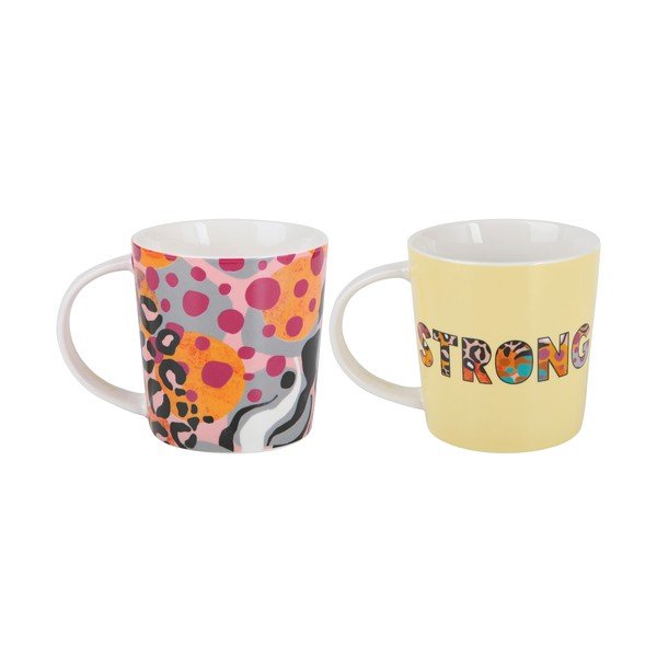 Porcelāna krūzes (2 gab.) 380 ml Be Fierce – Maxwell & Williams-image-1