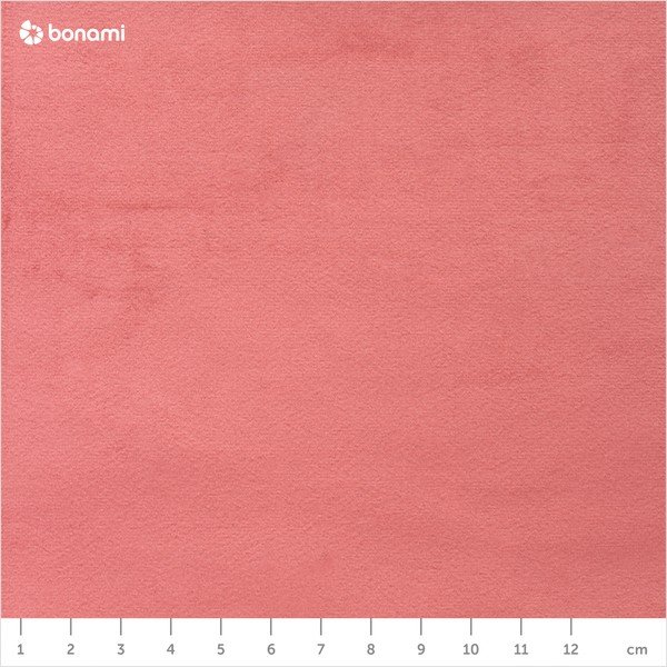 Koraļļu rozā samta pufs Actona Doria, ⌀ 60 cm-image-4