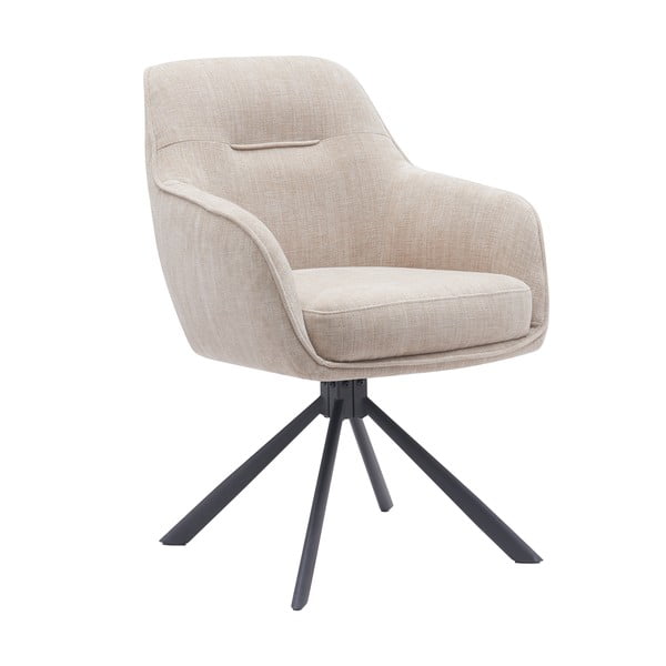 Krēmkrāsas polsterēti ēdamistabas krēsli (2 gab.) Avola – Unique Furniture