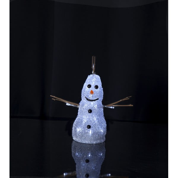 Balts Ziemassvētku gaismas dekors Crystal Snowman – Star Trading-image-2