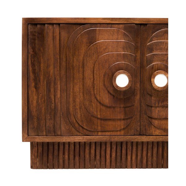 Tumša dabīga toņa mango masīvkoka kumode 40x75x116 cm Sangar – Premier Housewares-image-4