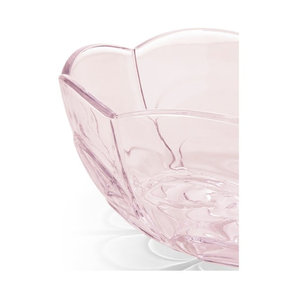 Gaiši rozā stikla bļoda ø 23 cm Lily – Holmegaard-image-2