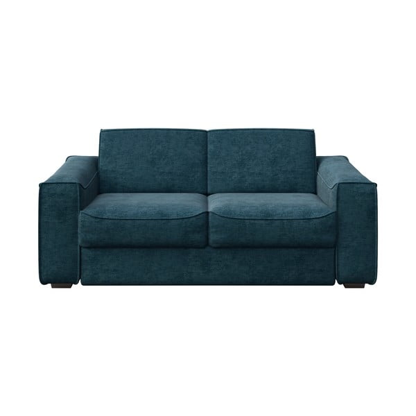 Tumši zils izvelkamais dīvāns MESONICA Munro, 204 cm