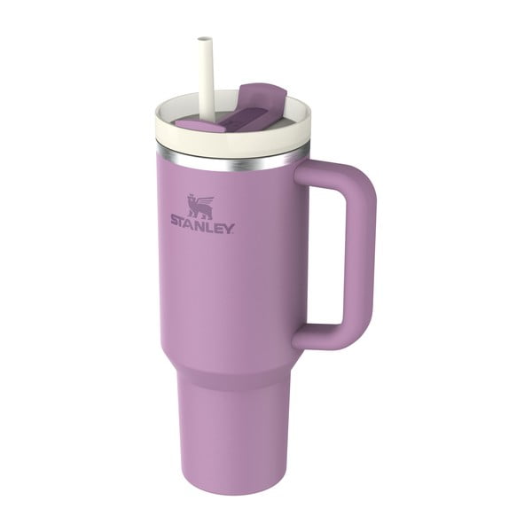 Violets nerūsējošā tērauda termoss ar salmiņu 1,18 l Quencher H2.0 FlowState Tumbler Lilac – Stanley-image-2