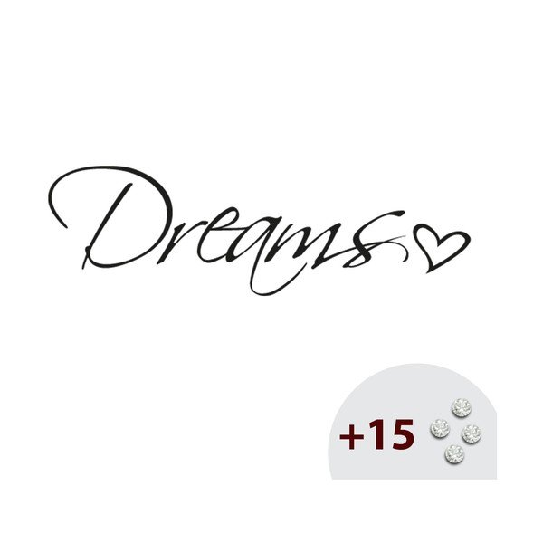 Uzlīmju un 15 Swarovski kristālu komplekts Fanastick Dream-image-1