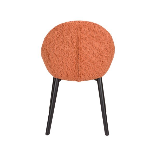Oranžs polsterēts ēdamistabas krēsls Fenna – Dutchbone-image-3