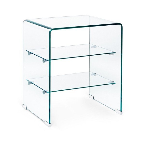 Stikla sānu galdiņš 40x50 cm Iride – Bizzotto-image-2