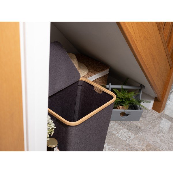 Tekstila veļas grozs 70 l Bamboo – Addis-image-3