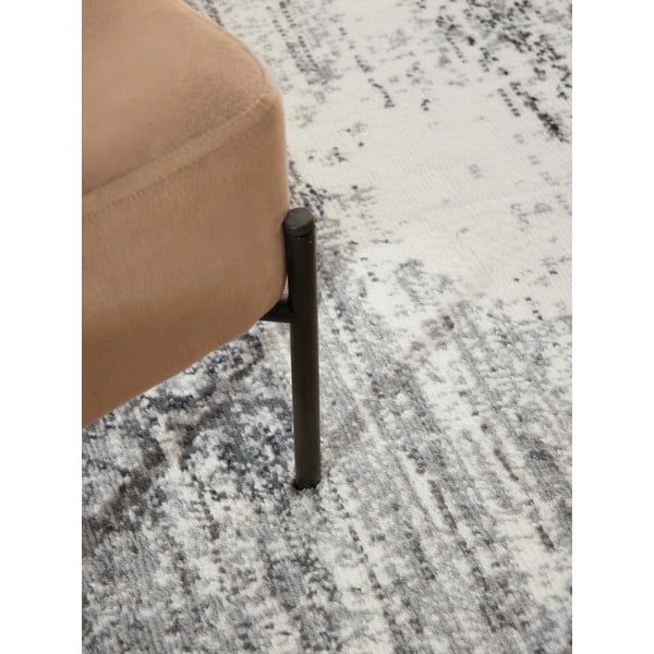 Pelēks/krēmkrāsas apaļš paklājs ø 120 cm Gloria Lydia – Hanse Home-image-3