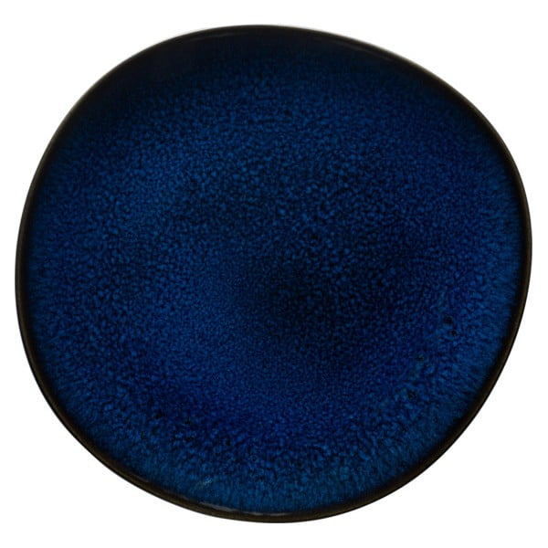 Tumši zils keramikas deserta šķīvis Villeroy & Boch Like Lave, ø 23 cm