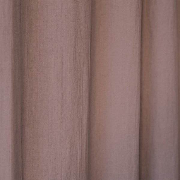 Vecviolets lina aizkars ar cilpām Linen Tales Night Time, 275 x 140 cm-image-1