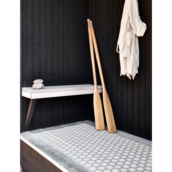 Bēšs/krēmkrāsas iekštelpu un āra celiņa paklājs 70x250 cm Noa Beige Vanilla – Pappelina-image-3