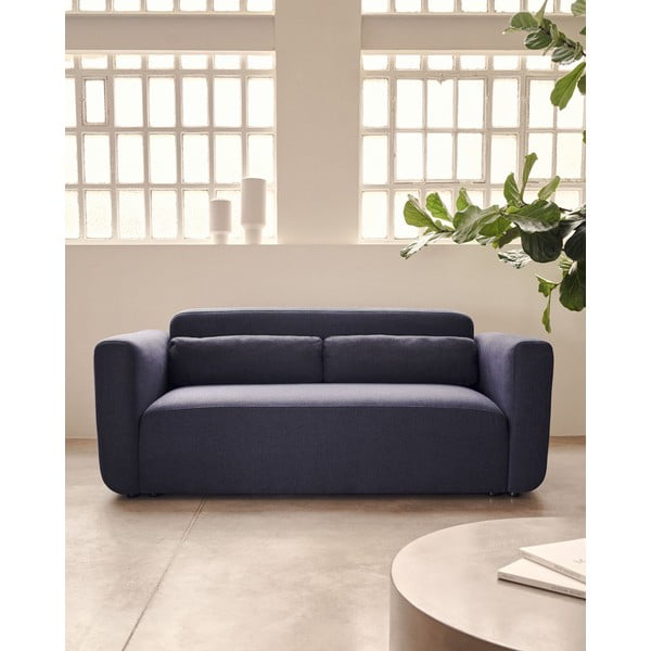 Tumši zils dīvāna modulis Neom – Kave Home-image-1