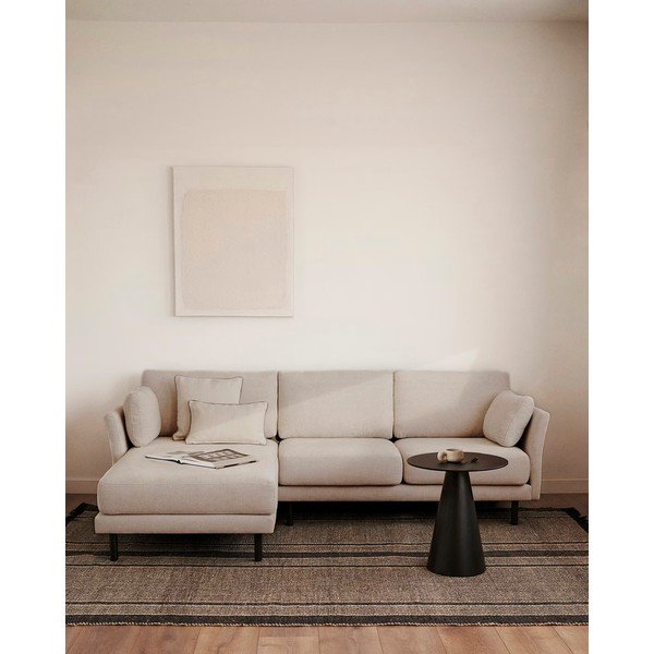 Krēmkrāsas stūra dīvāns Gilma – Kave Home-image-1