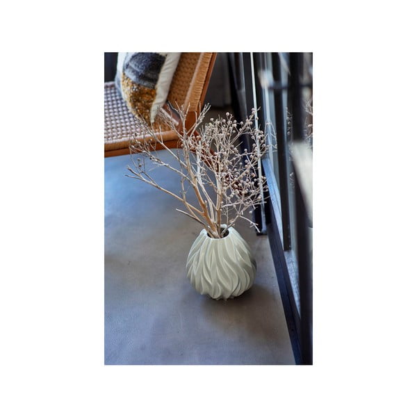 Balta porcelāna vāze Morsø Flame, augstums 23 cm-image-4