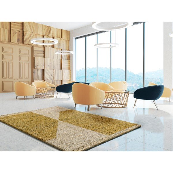 Sinepju dzeltens paklājs Universal Ikone, 60 x 110 cm-image-1