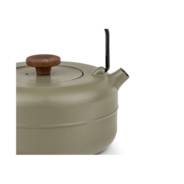 Haki čuguna tējkanna ar sietiņu 750 ml Henan – Bredemeijer-image-2