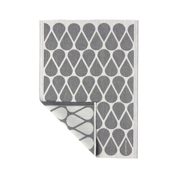 Trauku dvielis no lina maisījuma 46x66 cm Otis Charcoal – Pappelina-image-1