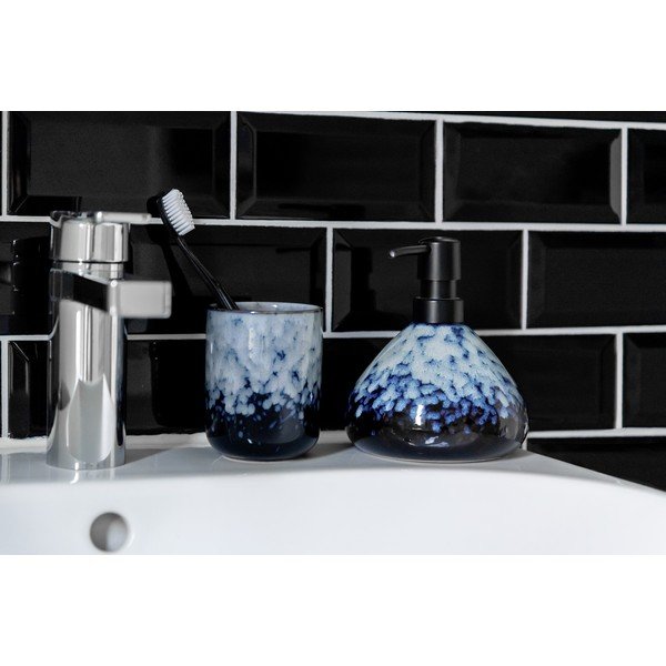 Tumši zils keramikas trauks zobu birstei Rosali – Wenko-image-3