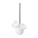 Balta plastmasas sienas tualetes birste Pure – Wenko