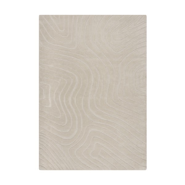 Krēmkrāsas ar rokām darināts vilnas paklājs 160x230 cm Mesmerise Natural – Flair Rugs