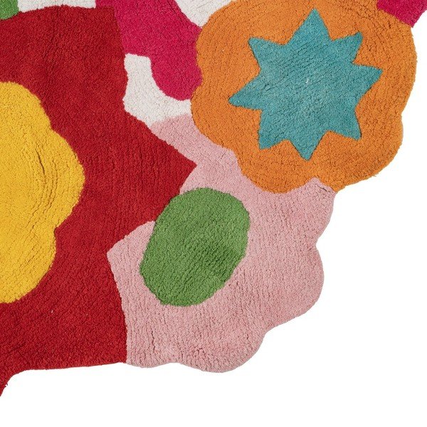 Kokvilnas bērnu paklājs ø 150 cm Flowers – Ixia-image-4