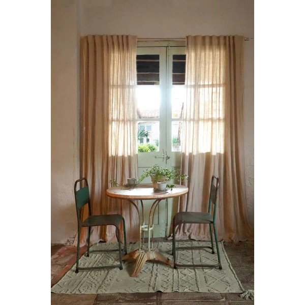 Gaiši zaļš mazgājams/ar rokām darināts kokvilnas paklājs 170x240 cm Tribu Olive – Lorena Canals-image-3