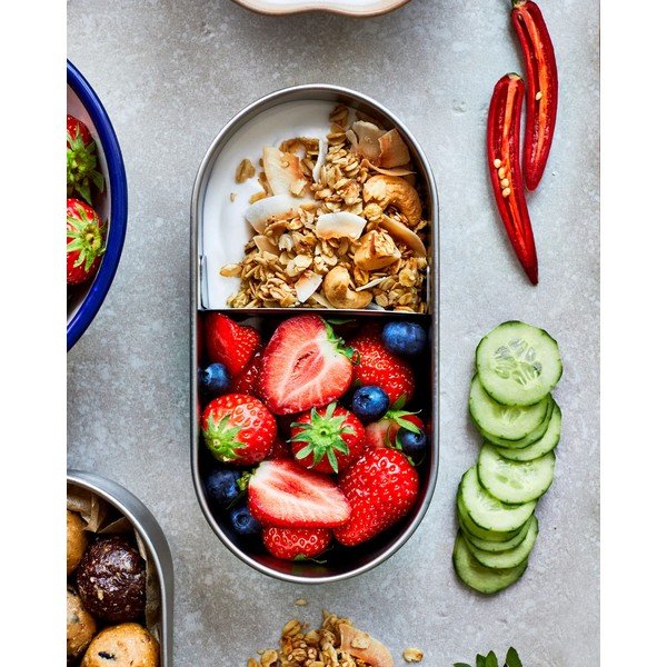 Pusdienu kārba 2x kastes ar nodalījumiem Bento – Black + Blum-image-4