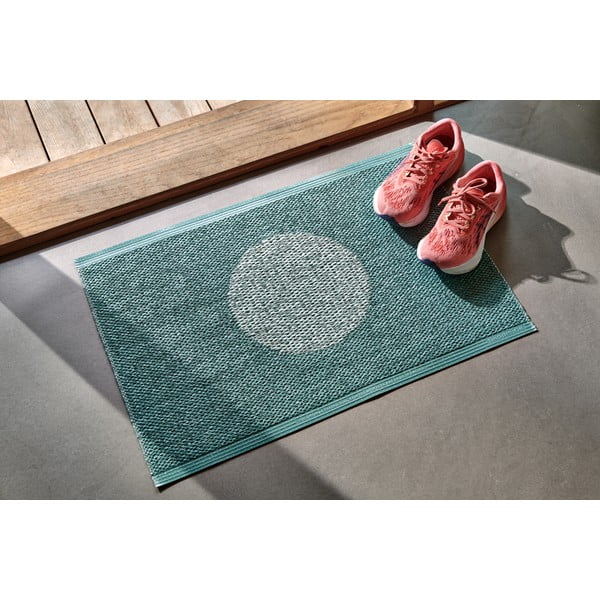 Tirkīzzils iekštelpu un āra paklājs 70x120 cm Vera Pop Jade – Pappelina-image-3