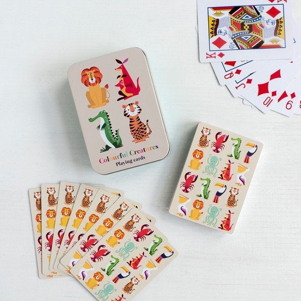 Spēļu kartes Rex London Krāsainas radības-image-1