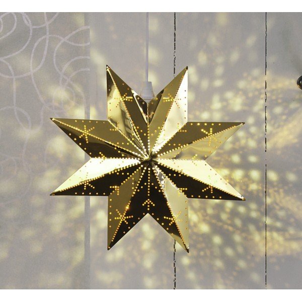 Ziemassvētku gaismas dekors zelta krāsā Classic – Star Trading-image-1