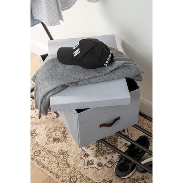 Kartona uzglabāšanas kaste ar vāku Tora – Bigso Box of Sweden-image-3