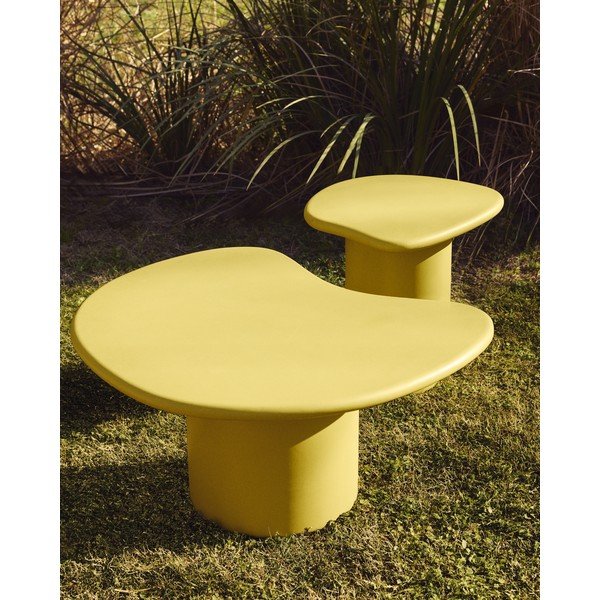 Betona dārza galdiņš 47x48 cm Macarella – Kave Home-image-3