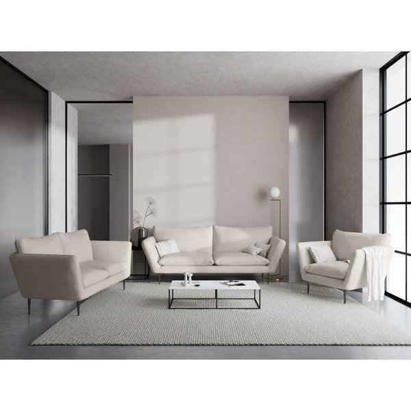 Bēšs dīvāns Mazzini Sofas Verveine, garums 175 cm-image-1