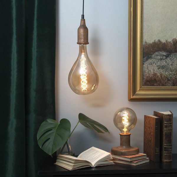 Tumši brūna piekaramā lampa Jojo – Star Trading-image-2