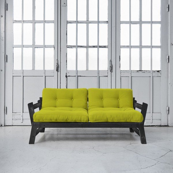Dīvāns gulta Karup Step Black/Pistacio-image-1