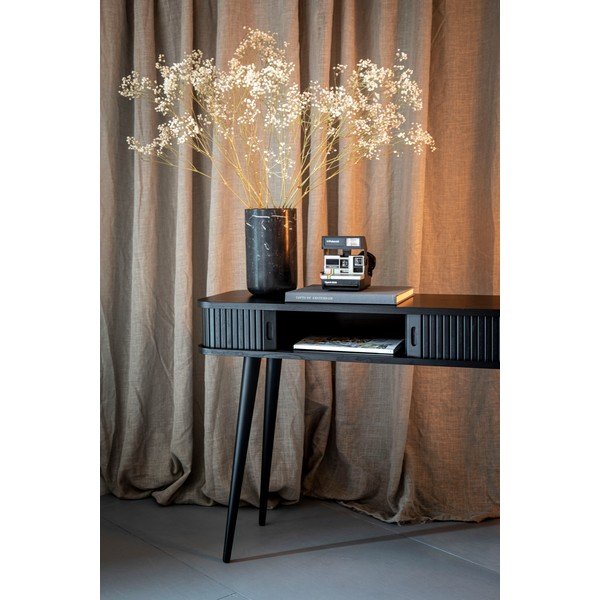 Melns konsoles galds Zuiver Barbier, garums 120 cm-image-2