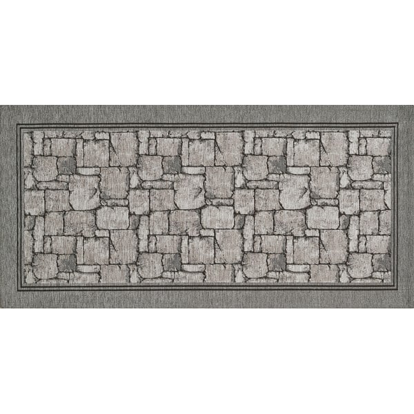 Pelēks paklājs Floorita Wall, 55 x 240 cm-image-1