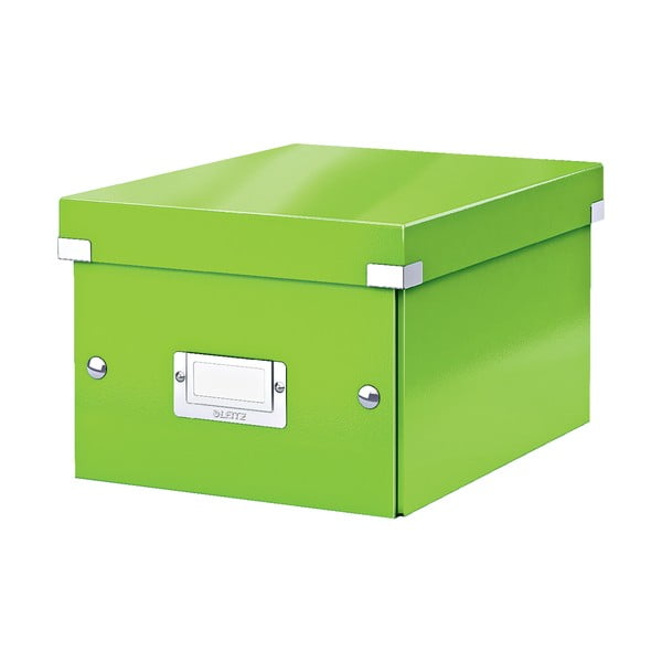 Zaļa uzglabāšanas kaste Leitz Click&Store, 28 cm gara