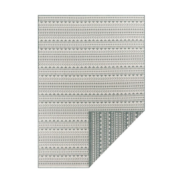 Zaļi balts āra paklājs Ragami Kahira, 200 x 290 cm