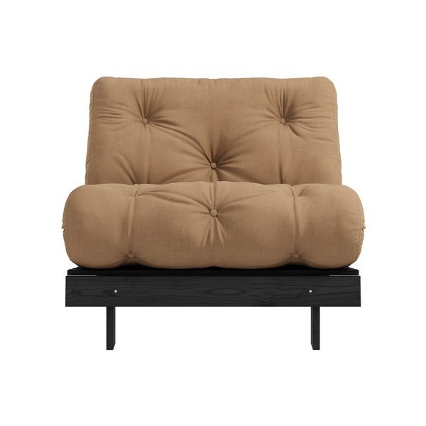 Izvelkamais krēsls Karup Design Roots Black/Mocca-image-1