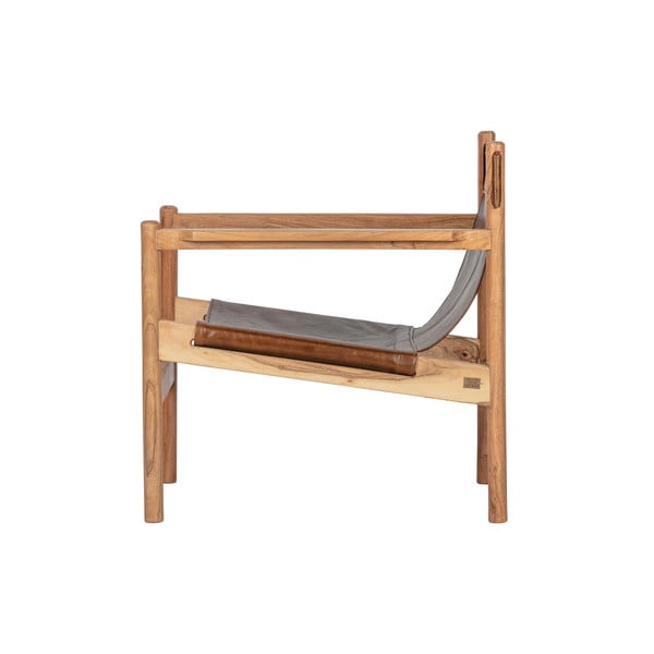 Brūns bifeļu ādas krēsls BePureHome Chill-image-2