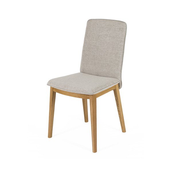 2 ēdamistabas krēslu komplekts ar ozolkoka pamatni Woodman Adra Naturo Light-image-1
