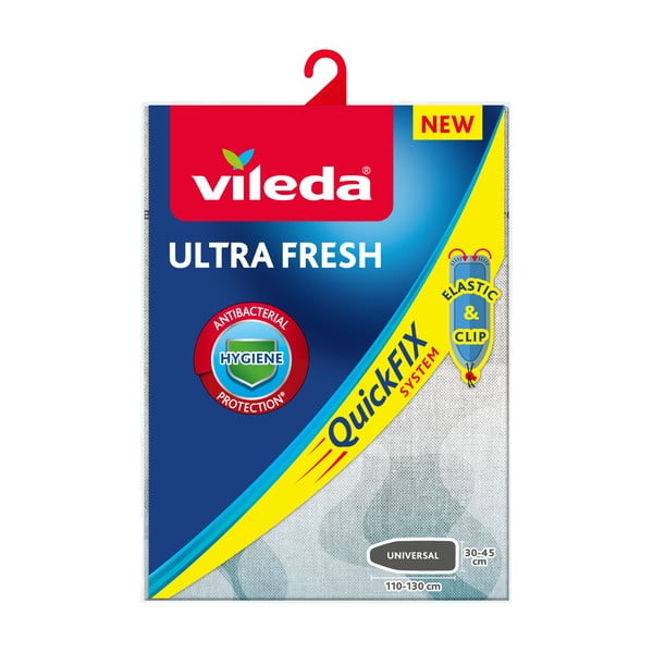 Zili pelēks kokvilnas pārklājs gludināšanas dēlim Vileda Ultra Fresh-image-3