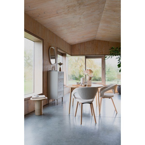 Apaļš izvelkams ēdamgalds ar papildu galda virsmu no ozolkoka imitācijas ø 120 cm Twist – Zuiver-image-2