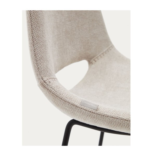 Bēšs bāra krēsls (sēdekļa augstums 76 cm) Zahara – Kave Home-image-4